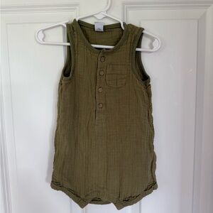 Old Navy Olive Green Kids Bodysuit - Size 12-18 months
